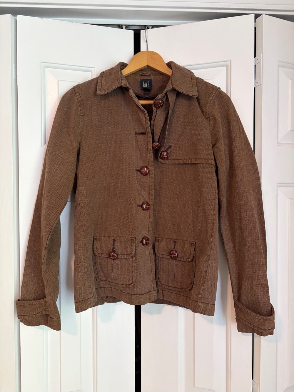 GAP Brown Herringbone Jacket